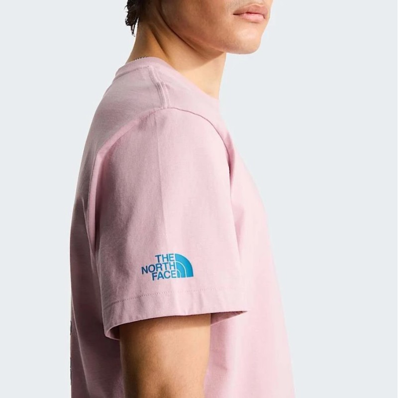 NF0A8G9G0SO1 M ALIEN RELAXED SHORT SLEEVE TEE-GRAPHI METAL PINK