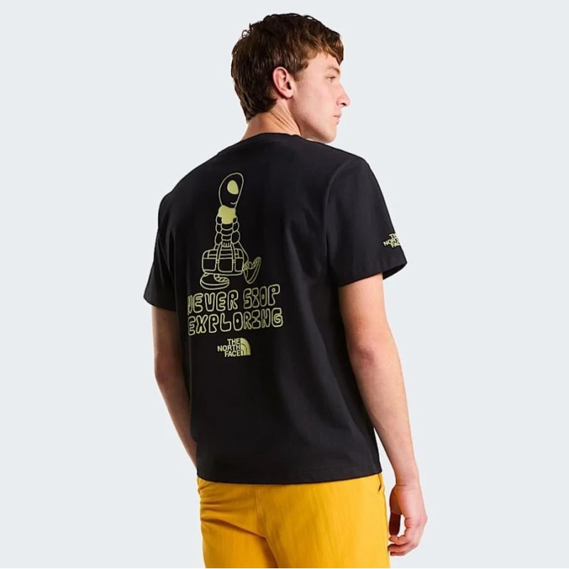 NF0A8G9GJK31 M ALIEN RELAXED SHORT SLEEVE TEE-GRAPHI TNF BLACK
