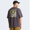 NF0A8GA0RHI1 M SUN OVERSIZED SHORT SLEEVE TEE-GRAPHIC ANTRACITE GREY