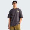 NF0A8GA0RHI1 M SUN OVERSIZED SHORT SLEEVE TEE-GRAPHIC ANTRACITE GREY