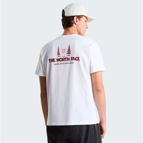 NF0A8GQMFN41 M CAMPING RELAXED SHORT SLEEVE TEE-GRAPH TNF WHITE