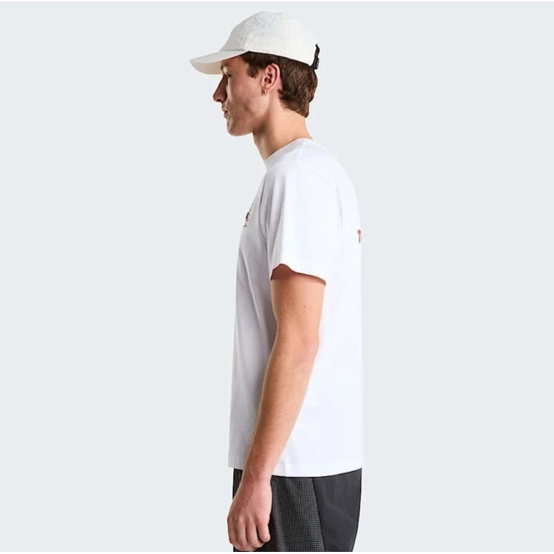 NF0A8GQMFN41 M CAMPING RELAXED SHORT SLEEVE TEE-GRAPH TNF WHITE