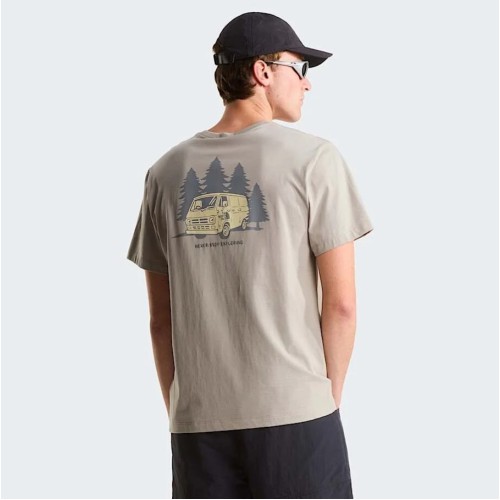 NF0A8GQN2MB1 M VAN LIFE RELAXED SHORT SLEEVE TEE-GRAP STONE SLAB
