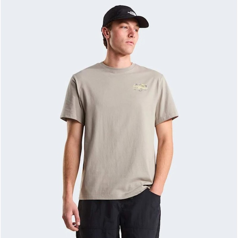 NF0A8GQN2MB1 M VAN LIFE RELAXED SHORT SLEEVE TEE-GRAP STONE SLAB
