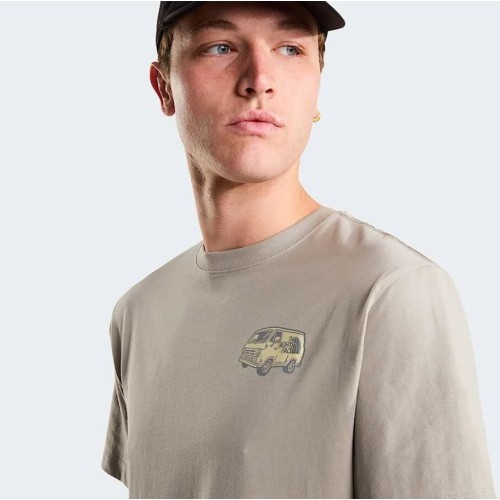 NF0A8GQN2MB1 M VAN LIFE RELAXED SHORT SLEEVE TEE-GRAP STONE SLAB