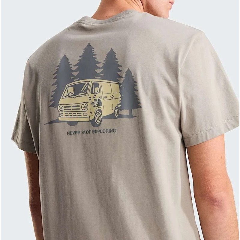 NF0A8GQN2MB1 M VAN LIFE RELAXED SHORT SLEEVE TEE-GRAP STONE SLAB