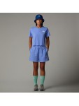 NF0A87U40YI1 W SIMPLE DOME CROPPED SLIM TEE VIRTUAL BLUE