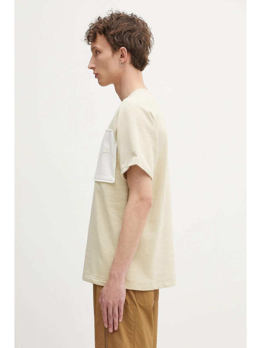 NF0A8C283X41 M TERRY RELAXED TEE GRAVEL
