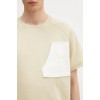 NF0A8C283X41 M TERRY RELAXED TEE GRAVEL