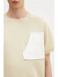 NF0A8C283X41 M TERRY RELAXED TEE GRAVEL