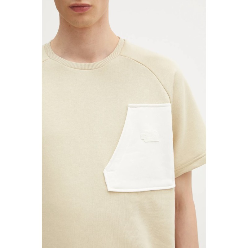 NF0A8C283X41 M TERRY RELAXED TEE GRAVEL