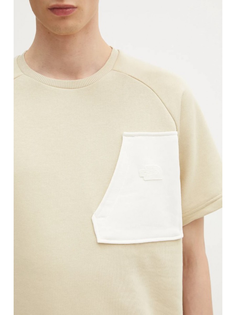 NF0A8C283X41 M TERRY RELAXED TEE GRAVEL