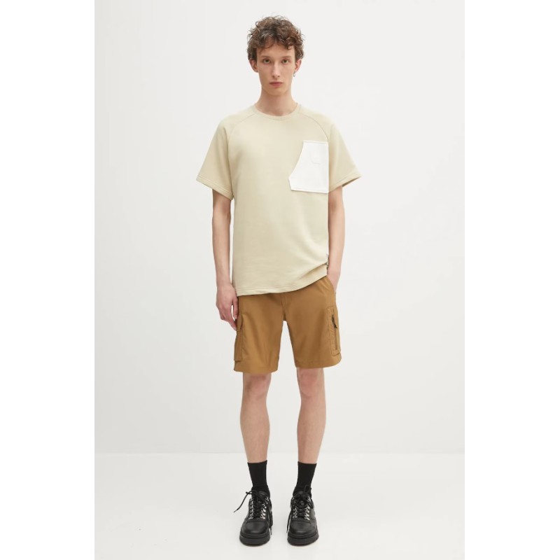 NF0A8C283X41 M TERRY RELAXED TEE GRAVEL