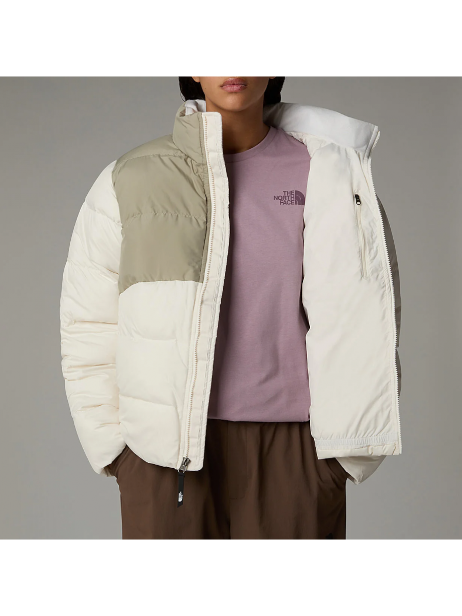 NF0A89JD4QI1 W SAIKURU JACKET WHITE DUNE/CLAY