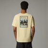 NF0A87NU3X41 M S/S NORTH FACES TEE GRAVEL