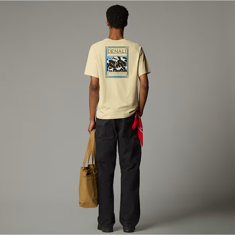 NF0A87NU3X41 M S/S NORTH FACES TEE GRAVEL