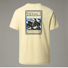 NF0A87NU3X41 M S/S NORTH FACES TEE GRAVEL