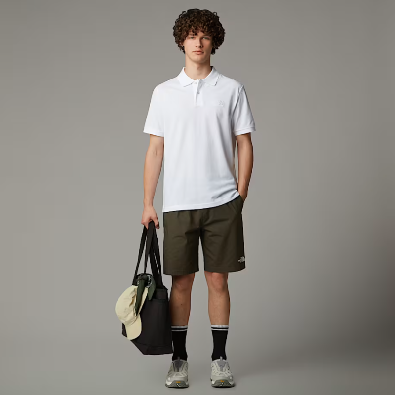 NF0A8C1PFN41 M ESSENTIAL REGULAR POLO TNF WHITE