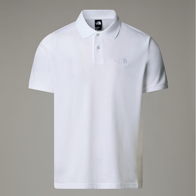 NF0A8C1PFN41 M ESSENTIAL REGULAR POLO TNF WHITE