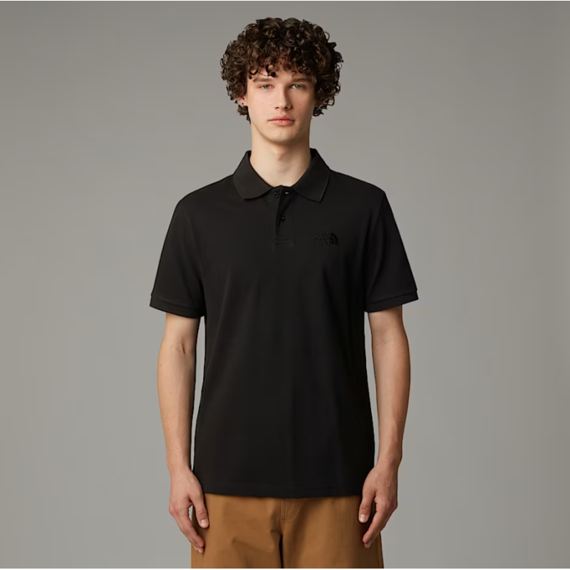 NF0A8C1PJK31 M ESSENTIAL REGULAR POLO TNF BLACK