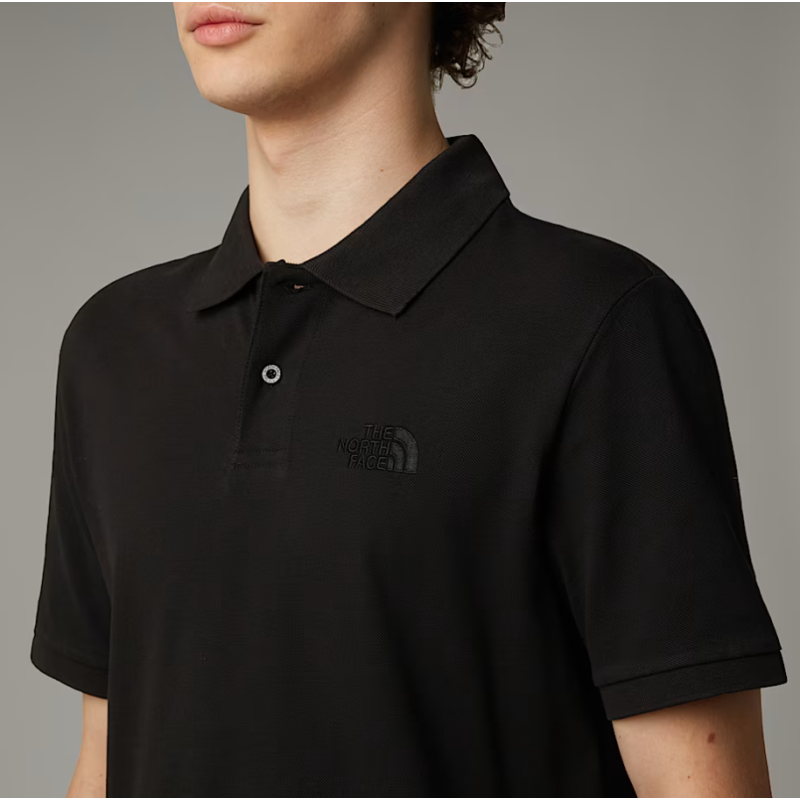 NF0A8C1PJK31 M ESSENTIAL REGULAR POLO TNF BLACK