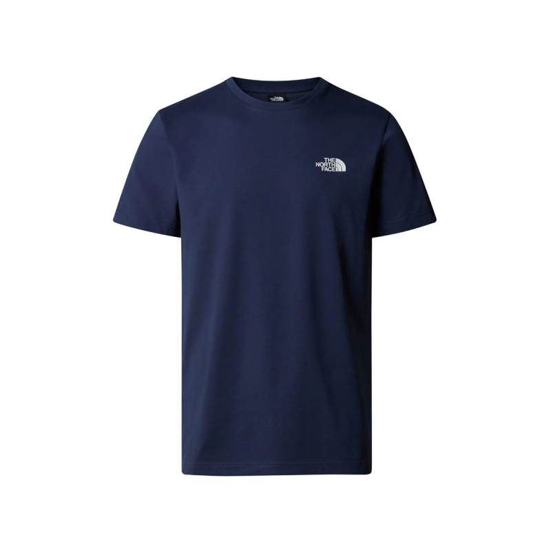 NF0A87NG8K21 M S/S SIMPLE DOME TEE SUMMIT NAVY