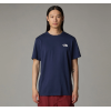 NF0A87NG8K21 M S/S SIMPLE DOME TEE SUMMIT NAVY