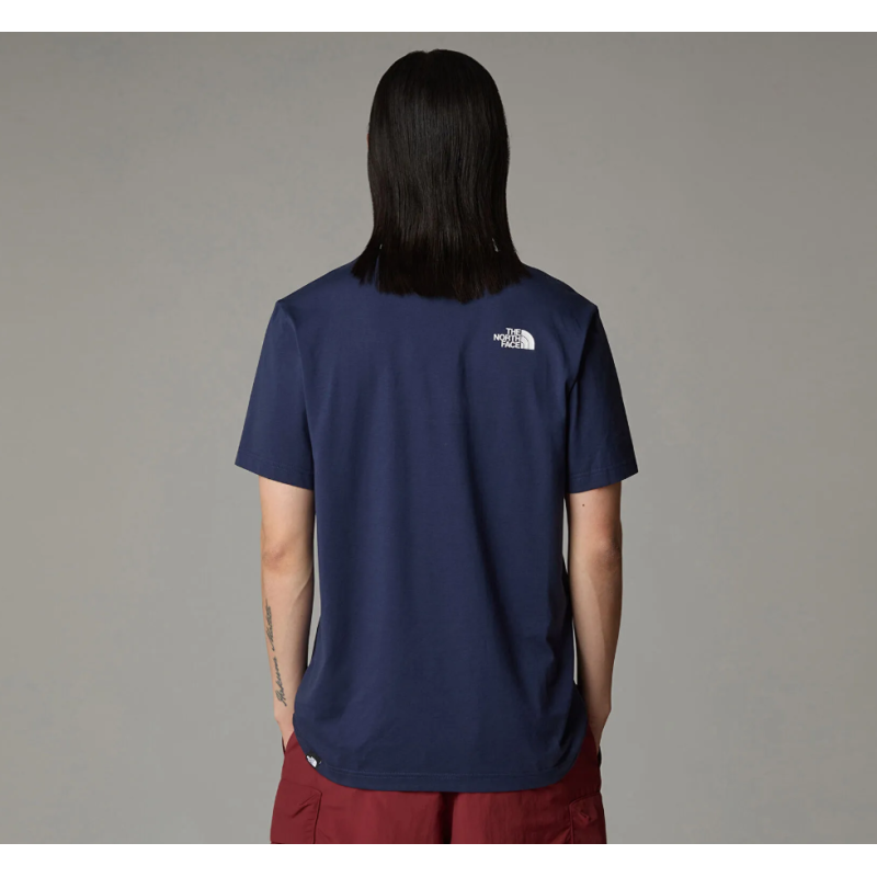 NF0A87NG8K21 M S/S SIMPLE DOME TEE SUMMIT NAVY