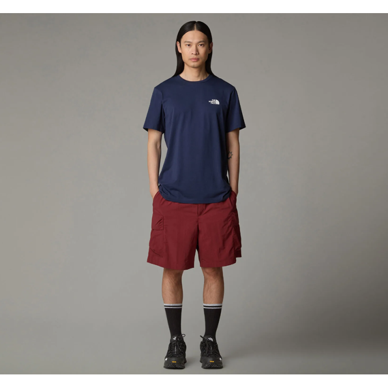 NF0A87NG8K21 M S/S SIMPLE DOME TEE SUMMIT NAVY