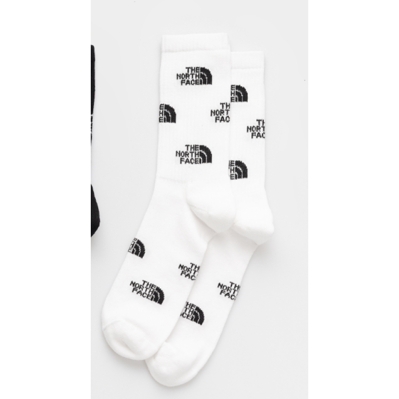 NF0A8BRBKY41 EVERYDAY CREW SOCK LOGO - 2P TNF BLACK