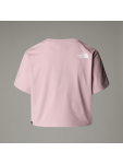 NF0A87U40SO1 W SIMPLE DOME CROPPED SLIM TEE METAL PINK