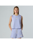 NF0A8C260VI1 W TERRY RELAXED CROPPED TANK PURPLE MINT