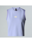 NF0A8C260VI1 W TERRY RELAXED CROPPED TANK PURPLE MINT