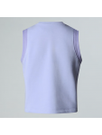 NF0A8C260VI1 W TERRY RELAXED CROPPED TANK PURPLE MINT