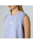 NF0A8C260VI1 W TERRY RELAXED CROPPED TANK PURPLE MINT