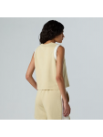 NF0A8C263X41 W TERRY RELAXED CROPPED TANK GRAVEL