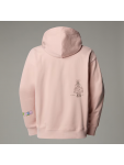 NF0A8C2VLK61 U MOUNTAIN CLEANUP OVERSIZED HOODIE PINK MOSS