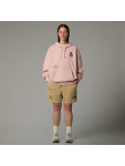 NF0A8C2VLK61 U MOUNTAIN CLEANUP OVERSIZED HOODIE PINK MOSS