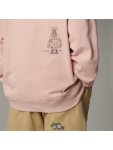 NF0A8C2VLK61 U MOUNTAIN CLEANUP OVERSIZED HOODIE PINK MOSS