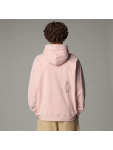 NF0A8C2VLK61 U MOUNTAIN CLEANUP OVERSIZED HOODIE PINK MOSS