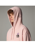 NF0A8C2VLK61 U MOUNTAIN CLEANUP OVERSIZED HOODIE PINK MOSS
