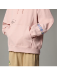 NF0A8C2VLK61 U MOUNTAIN CLEANUP OVERSIZED HOODIE PINK MOSS