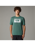 NF0A8BQVHCH1 M FOUNDATION ABSTRACT TEE DUCK GREEN