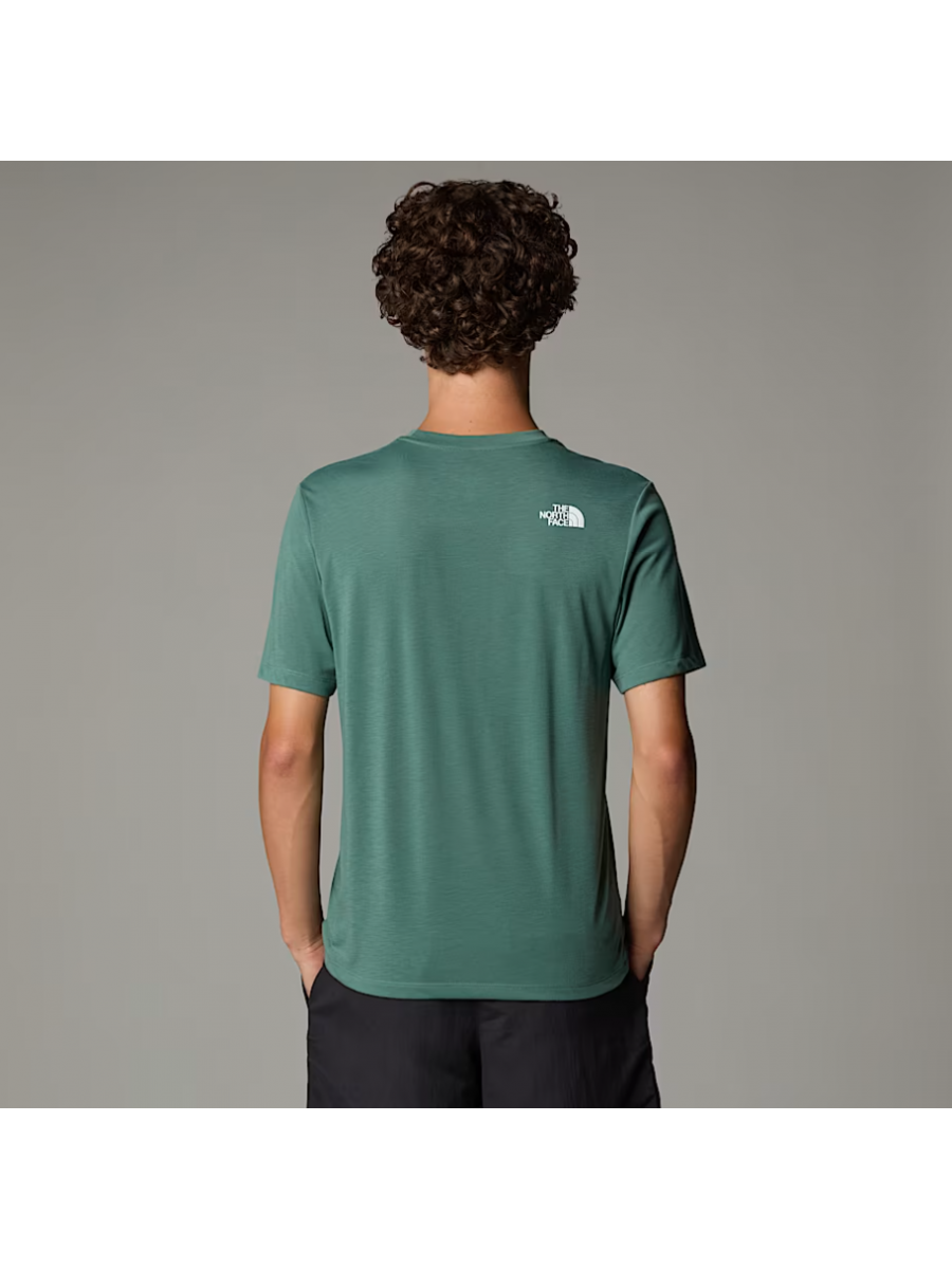 NF0A8BQVHCH1 M FOUNDATION ABSTRACT TEE DUCK GREEN