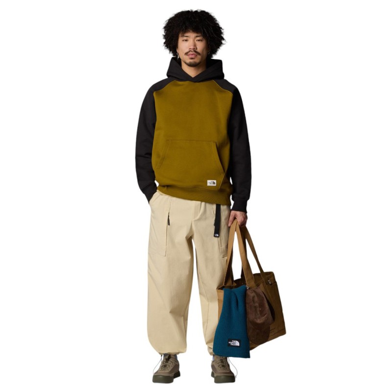 NF0A89FV5HO1 M HARITAGE HOODIE MOSS GREEN/TNF