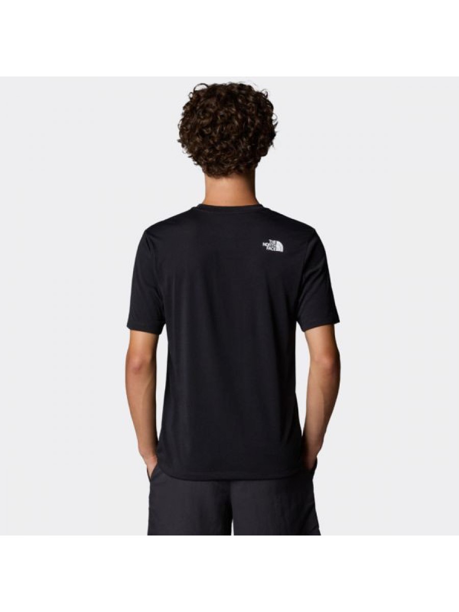 NF0A8BQVJK31 M FOUNDATION ABSTRACT GRAPHIC TEE TNF BLACK