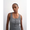 31001052 TSELLA SL STRIPE BUTTON RIB VEST JRS
