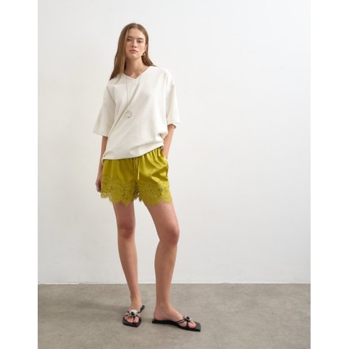 31001137 TSLOTTE CRINKLE A-LINE MINI SHORTS