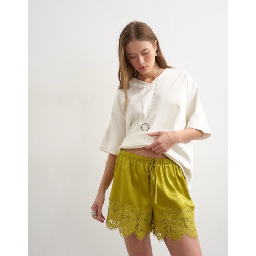 31001137 TSLOTTE CRINKLE A-LINE MINI SHORTS