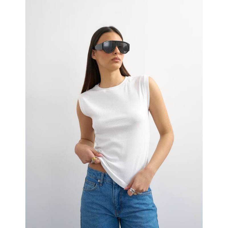 31001056 TSADELA SL RIB BOYFRIEND TANK JRS